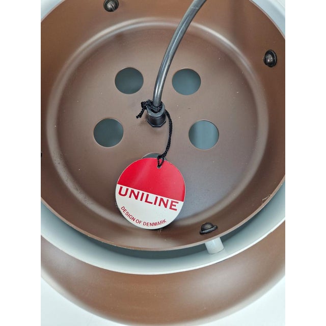 Mid-Century Modern Super Jumbo Pendant Lamp by Uniline for Nordisk Solar, 1960s, Set of 2 For Sale - Image 6 of 16