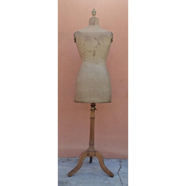 Parisian Dressmaker Bust from Maison Girard, 19th Century For Sale - Image 5 of 6