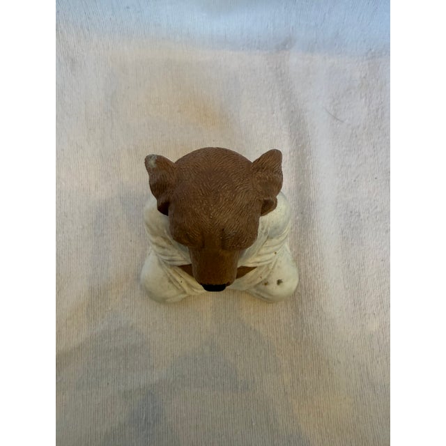 White Ceramic Guru Dog For Sale - Image 8 of 11