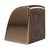 "Falce" Ice Bucket With Bronze, Stainless Steel, Walnut, Handmade For Sale - Image 9 of 9