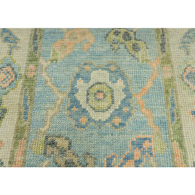 Turkish Turkish Oushak Rug 2'4"x 5'3" #20127 For Sale - Image 3 of 8
