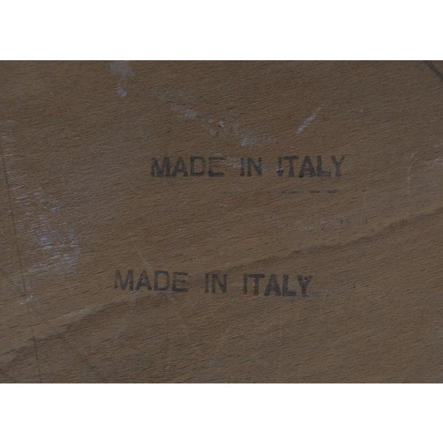 Brown Burl Walnut Wood Top Round Carved Lotus Shape Base Dining Center Table For Sale - Image 8 of 12