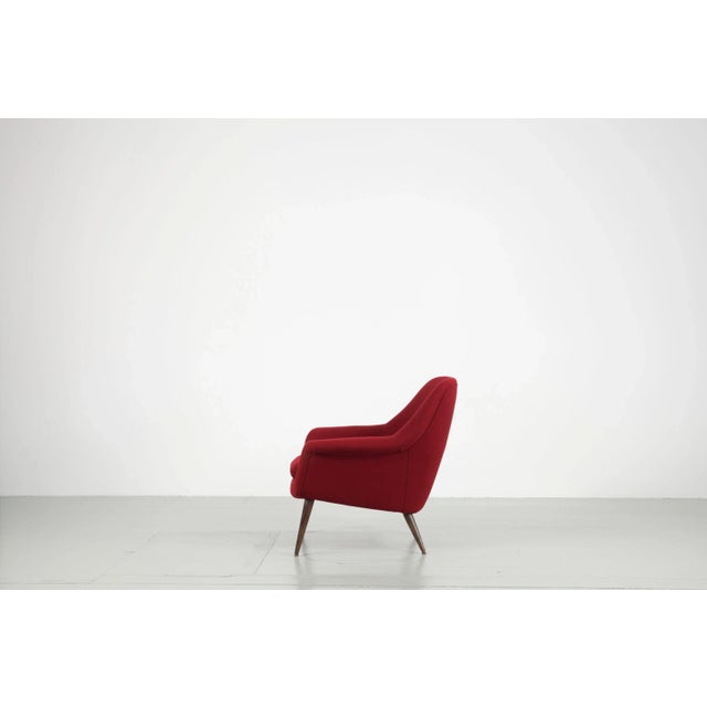 Red Chair attributed to Giovanni Nino Zoncada for Cassina, Italy, 1960s For Sale - Image 8 of 13