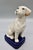 A well-matched pair of ceramic Labrador Retriever figurines in the English Staffordshire tradition — a less common subject...