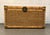 Add timeless character and exotic charm to your space with this beautiful vintage Asian Chinoiserie wicker trunk....