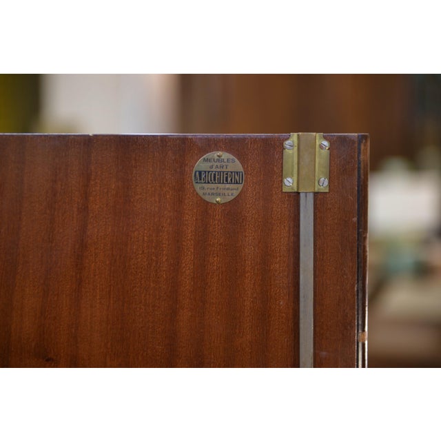 1940s Art Deco Wooden Wardrobe by A. Bicchierini, 1940s For Sale - Image 5 of 14