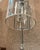 Contemporary Late 20th Century Glass Floor Lamp With Hurricane Shade For Sale - Image 3 of 3