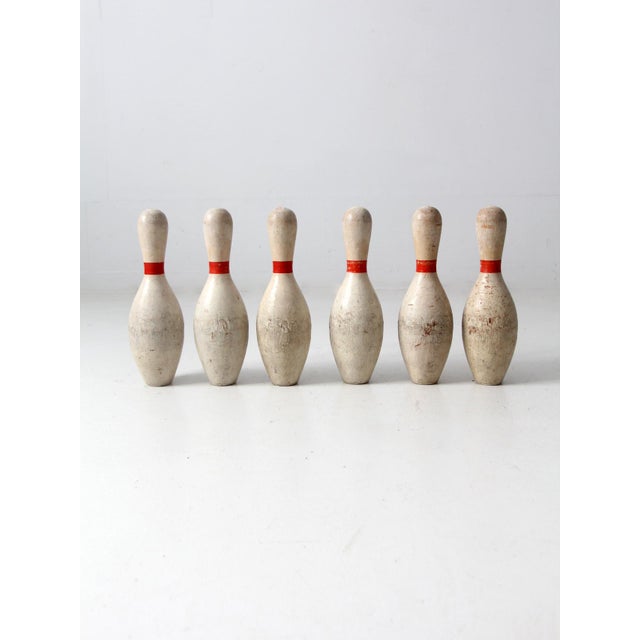 Vintage Bowling Pins Set of 6 Chairish
