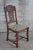 5 Antique Bernhardt English Jacobean Style Carved Oak Dining Room Chairs For Sale - Image 10 of 12