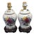 Vintage Romantic Painted Porcelain Floral Roses Boudoir Table Lamps - Pair For Sale - Image 10 of 10