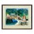 Boats Along the Wharf Landscape by Henry Hank Volle For Sale