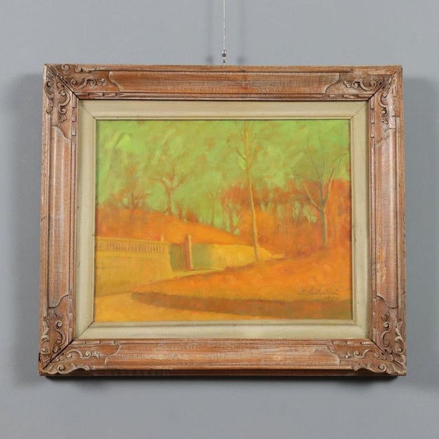 Innocente Salvini, Landscape Composition, 1970, Oil Painting on Canvas, Framed For Sale - Image 12 of 12