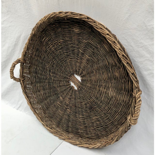 Late 19th Century French Winnowing Basket Chairish