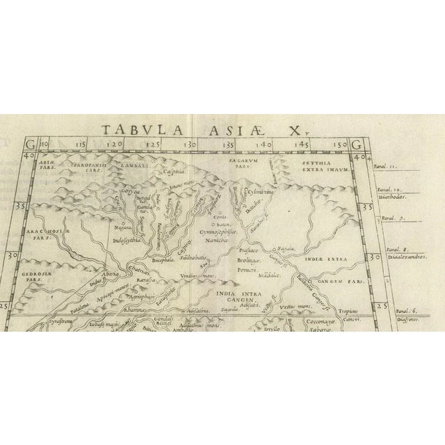 Trapezoidal Projection of the Ganges and Himalaya Range in India For Sale - Image 4 of 7