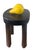African Vintage Carved Wood Milk Stool Hehe Gogo People Tanzania 10.5" H For Sale - Image 4 of 7