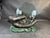 Metal Mid Century Leonardo Rossi Bronze Hand Sculpture Glass Top Coffee Table For Sale - Image 7 of 11