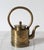 Ceramic Vintage Chinese Brass Tea Pot W/ Floral Motif For Sale - Image 7 of 10