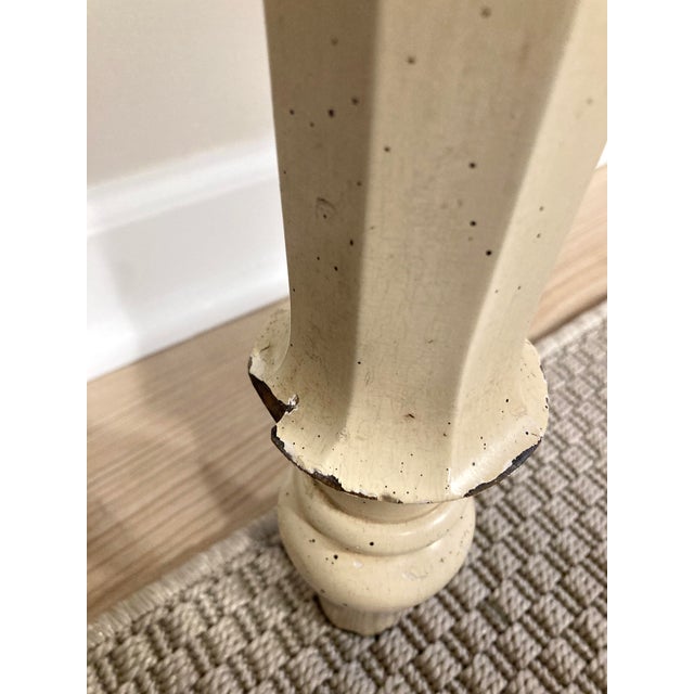 Early 20th Century Cream and Pale Blue Spinet Writing Desk For Sale - Image 17 of 18