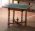 Late 19th Century 19th Century French Louis XIII Walnut Envelope Card Table With Drawer For Sale - Image 5 of 11