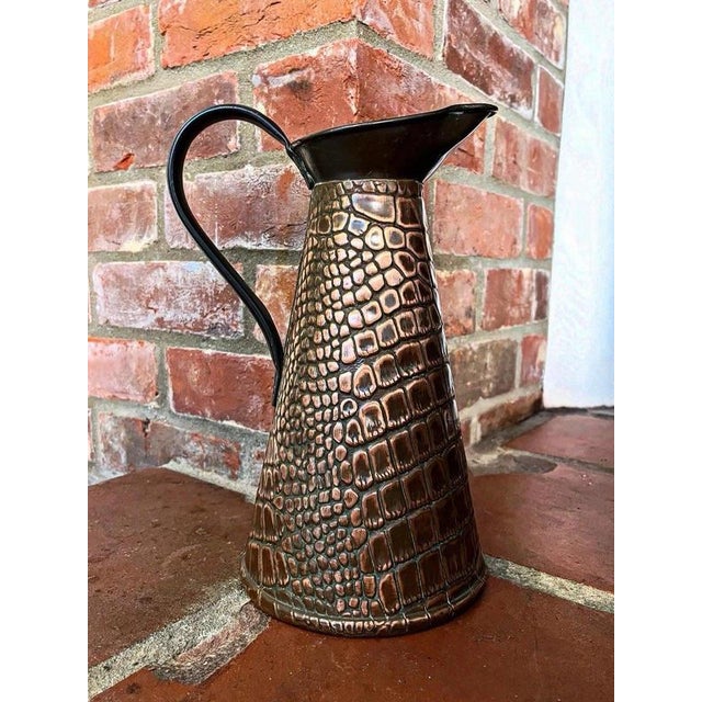 Antique Arts and Crafts Copper Hot Water Jug from Joseph Sankey & Sons, 1900 For Sale - Image 3 of 9