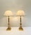 Golden Brass Dolphin Koi Fish Table Lamps, 1960s, Set of 2 For Sale - Image 16 of 17