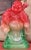 Plastic Holiday 2024 Red & Green Buddha Sculpture For Sale - Image 7 of 12