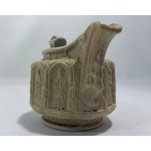 Antique Charles Meigh Apostle Jug, Gothic Revival Stoneware, England For Sale - Image 11 of 12