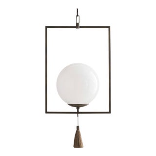 Arteriors Bronze Finished Trapeze Pendant Light For Sale