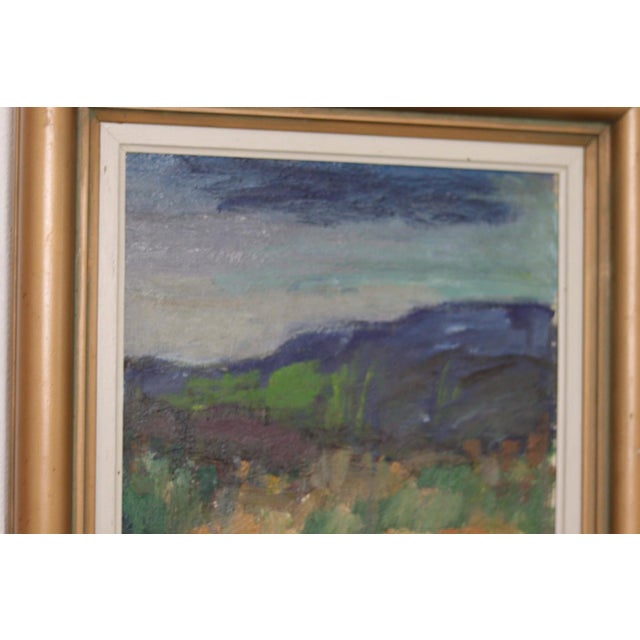 Ivan Broberg, Countryside, 1950s, Oil on Panel, Framed For Sale - Image 4 of 16