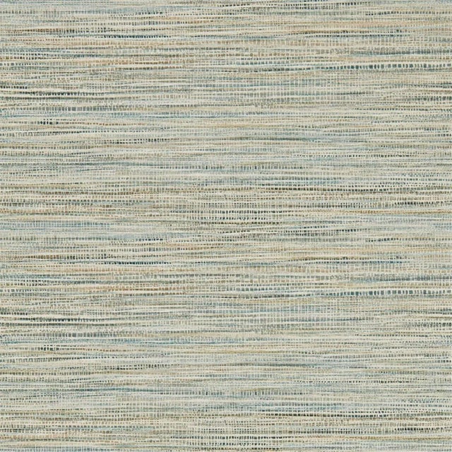 Harlequin Affinity Wallpaper in Teal/Litchen For Sale