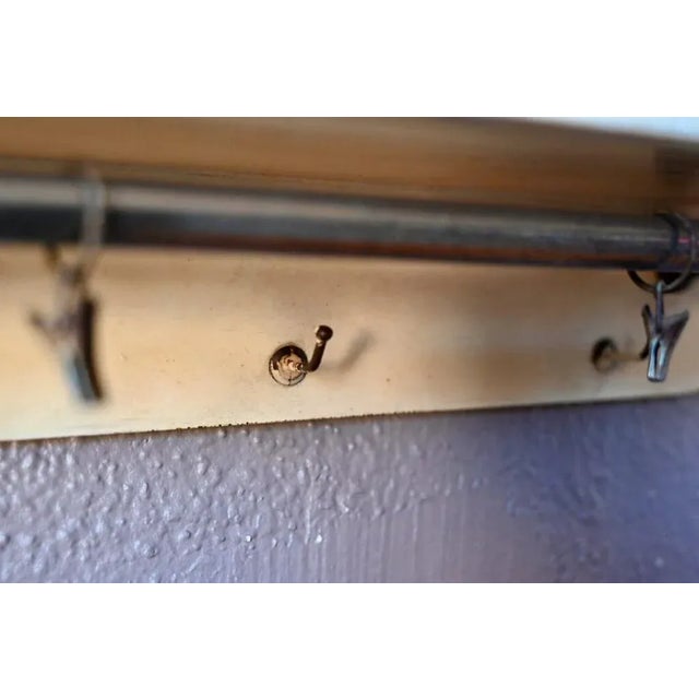 Beige Vintage Bathroom Mirror with Shelf, 1950s For Sale - Image 8 of 11