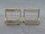 German Brass Rollable Nightstands with Toned Glass Shelves, 1970s, Set of 2 For Sale - Image 4 of 9