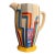 Vintage Clarice Cliff Art Deco Athens Shape Jug With Tennis Motif For Sale