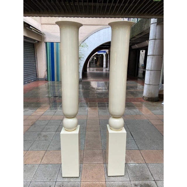 Wood Columns from Maison Smania, Set of 2 For Sale - Image 7 of 7