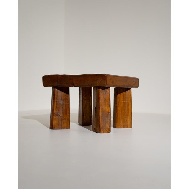Crafted from solid oak using traditional wooden pin joinery, this side table embodies the honest simplicity of mid-century...