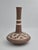Brown Ceramic Floor / Large Vase with white geometric pattern by Gmundner Austria, 1970s. Inside in turquoise glaze. H 34...