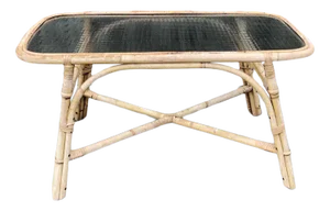 Vintage Bamboo Coffee Table