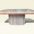 Italian Coffee Table in Tavertino Marble and Coralito, 1980s For Sale - Image 6 of 9