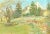 Anna Mary Richards Brewster's (1870-1952) oil painting, A Rock Garden in Scarsdale depicts a house and garden in the New...