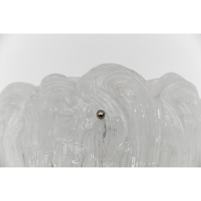 Metal Large Murano Glass Wall Lamp from J.T. Kalmar, 1960s For Sale - Image 7 of 14