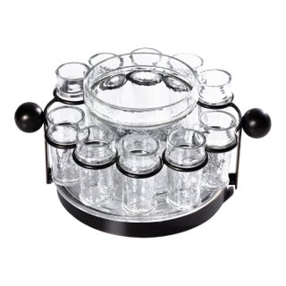 Agave 10-Piece Tequila Shot Set with Ice Bucket For Sale