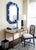 Villa & House - Romano Hollywood Regency Sapphire Blue Beveled Wall Mirror For Sale - Image 9 of 9