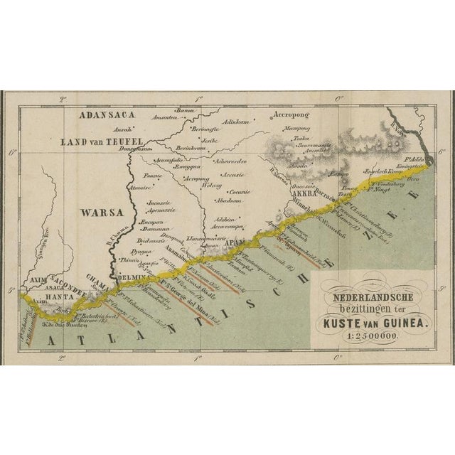 Suriname, Curaçao and Dutch Guinea Jacob Kuyper Colonial Atlas Map, 1882 For Sale - Image 13 of 14