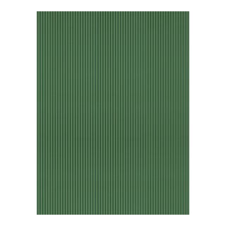 The House of Scalamandré Wilson Stripe Wallpaper, Fern For Sale