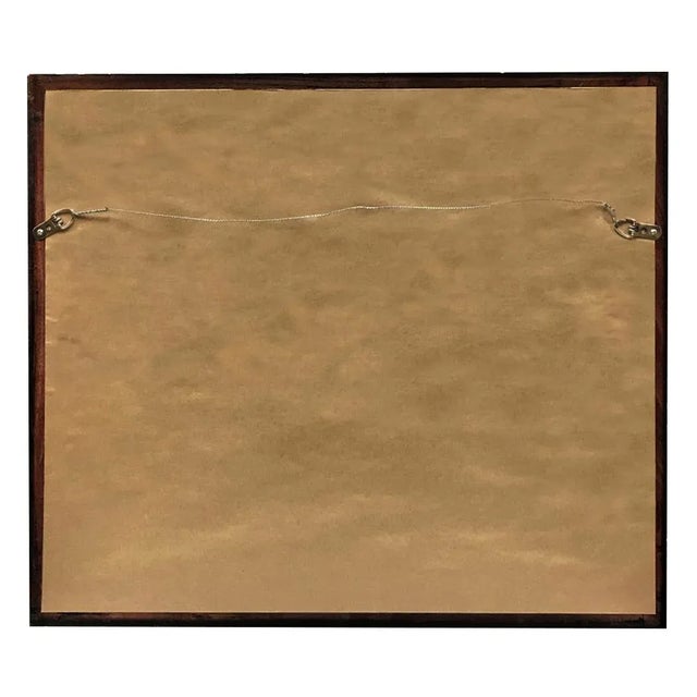 "English Setters" Print on Canvas in Wide Antiqued Gold Frame- a 16" X 20" Framed to 24" X 26" For Sale - Image 4 of 5