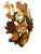 1930s Tole Floral Fireplace Screen For Sale - Image 9 of 12