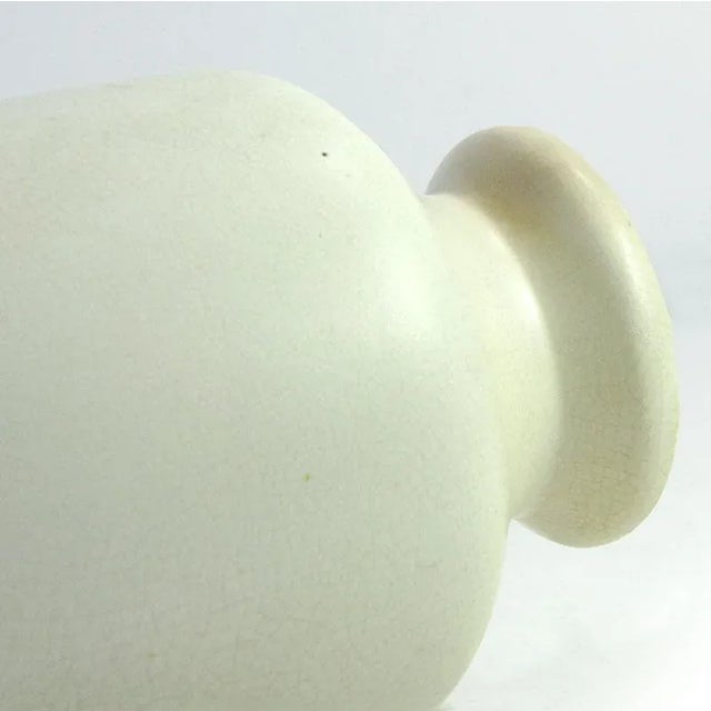 1930s Vintage Ceramic Glazed Vase, Belgium, 1930s For Sale - Image 5 of 12