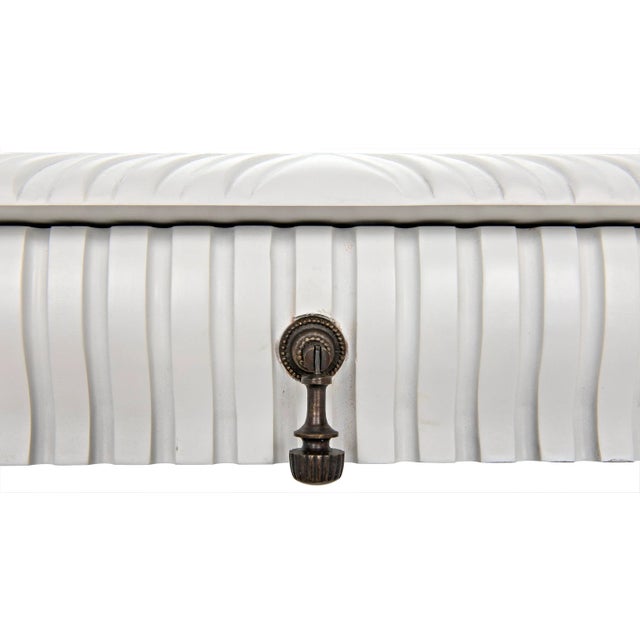 Not Yet Made - Made To Order NOIR Portuguese Desk, Solid White For Sale - Image 5 of 12