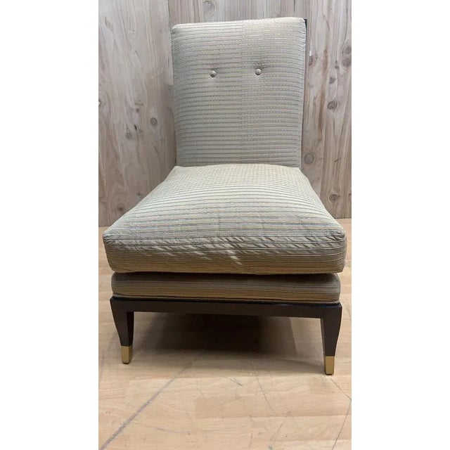 Chaise Apollon Collection Armless Slipper Chair by William Switzer For Sale In Chicago - Image 6 of 13
