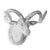 The Bull Head from Zentique is a decorative fiberglass bull head wall mount. At 29" tall and 32" wide, it creates a...